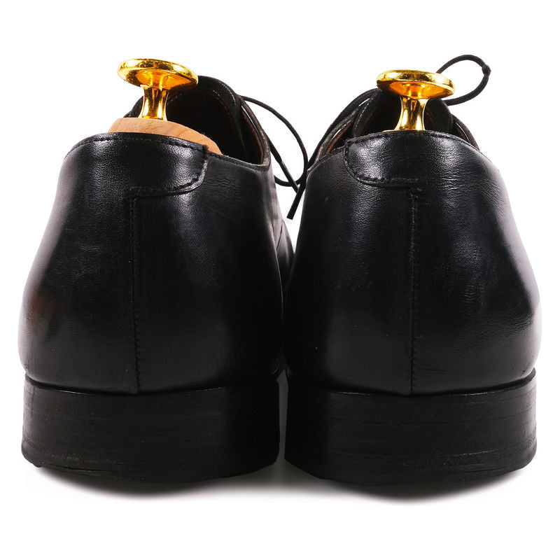 New & Lingwood Black Wholecut Brogue Oxfords