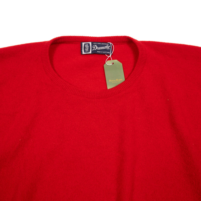 Drumohr Red Cashmere Sweater Sz XXL