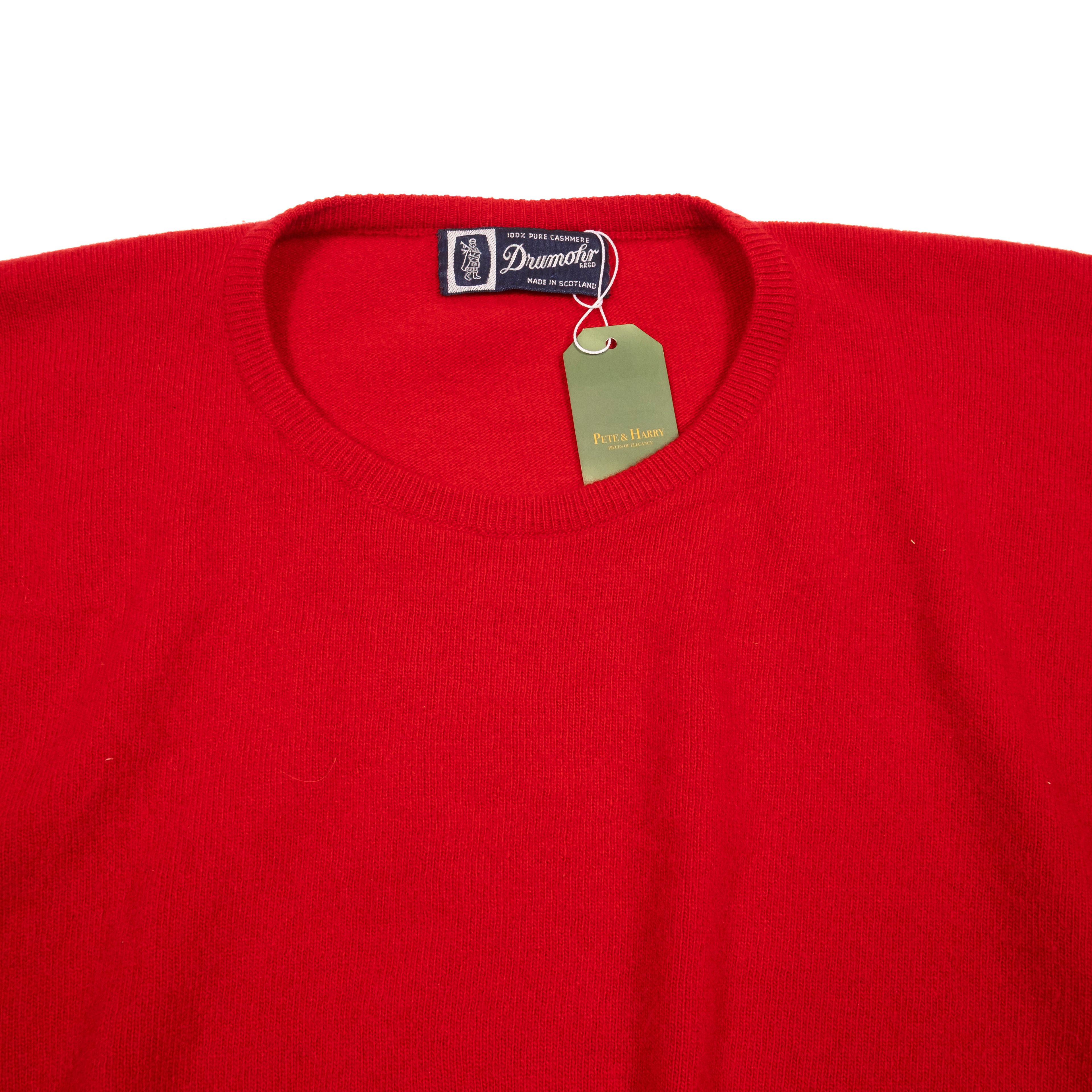 Drumohr Red Cashmere Sweater Sz XXL