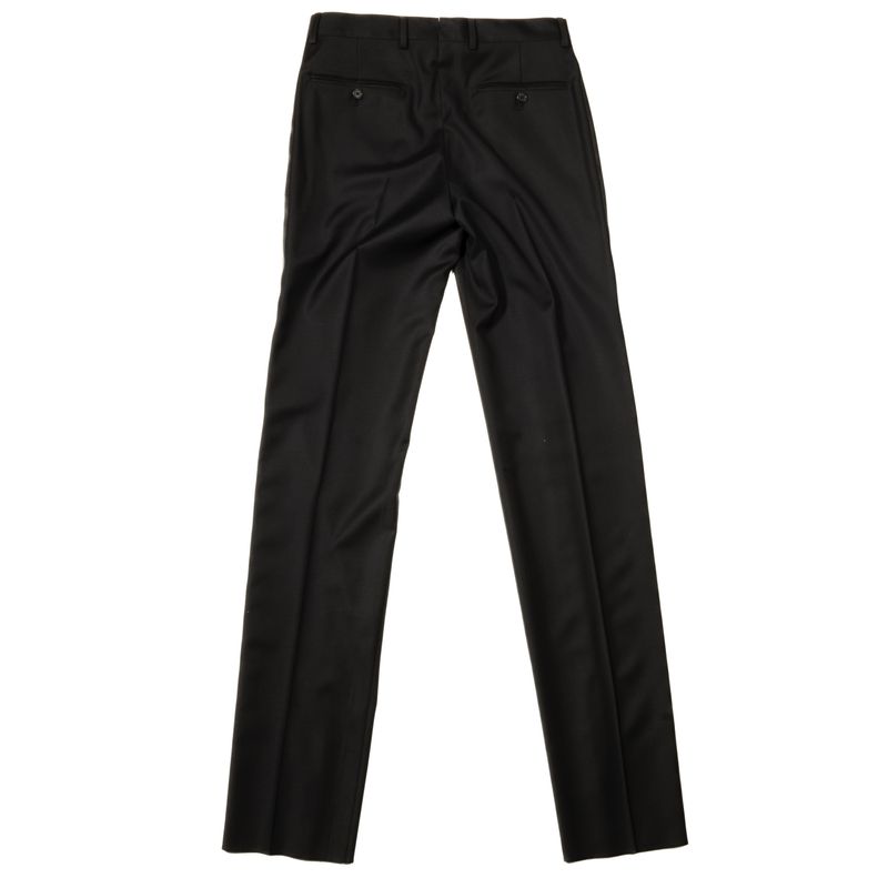 Neapolitan Hand Tailored Black Velvet Tuxedo Suit Sz 46