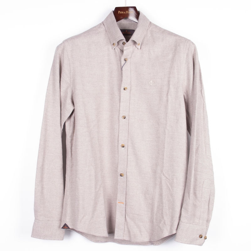 Flannel Beige Check Shirt