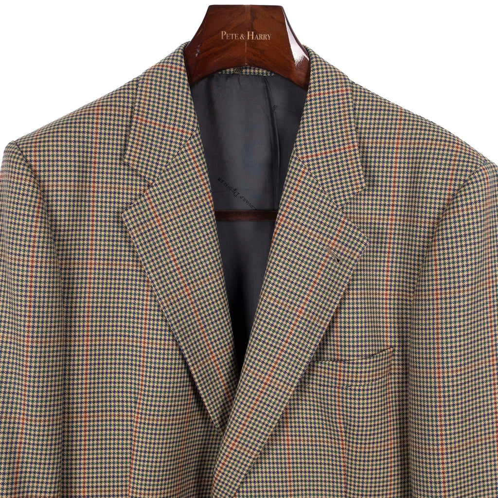 Beige Houndstooth Sport Coat