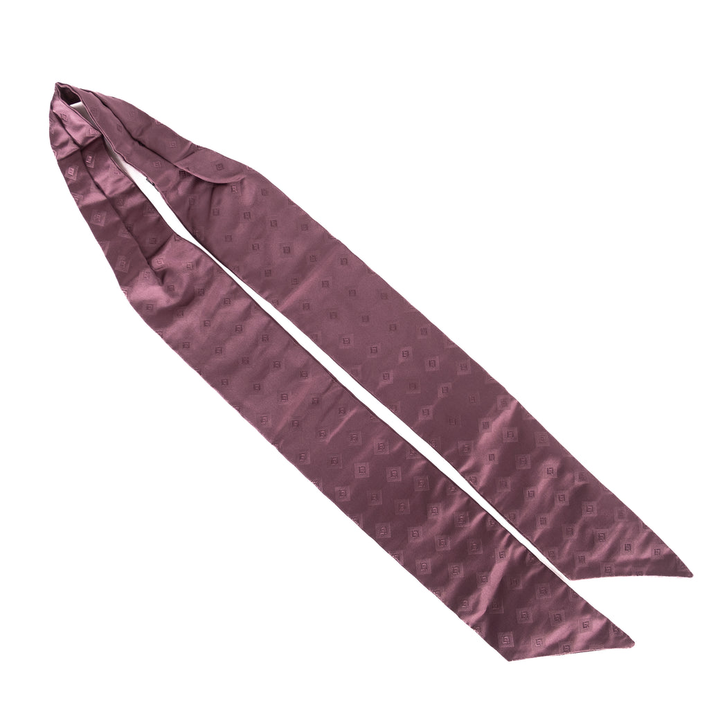 Purple Patterned Ascot