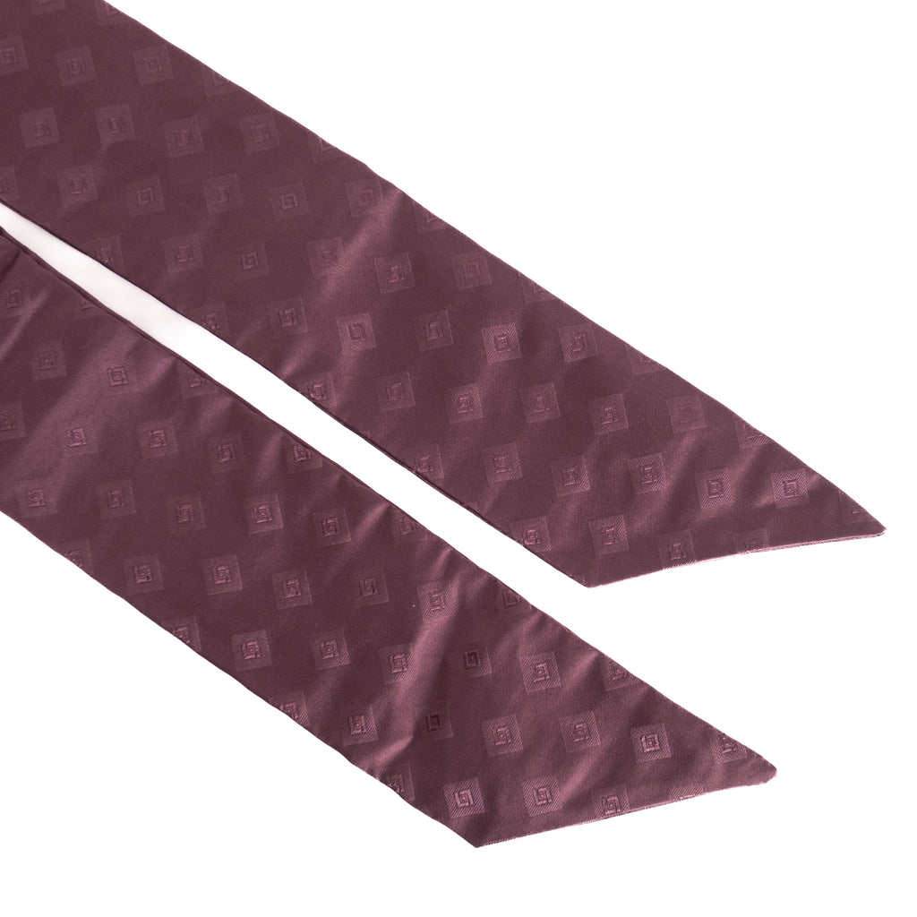 Purple Patterned Ascot