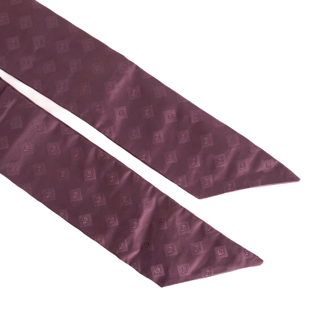 Purple Patterned Ascot