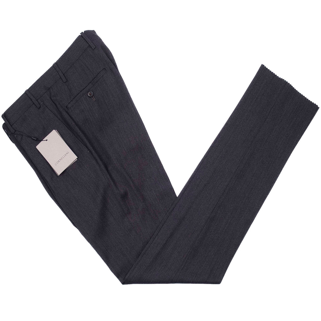 Grey Wool Dress Trouser