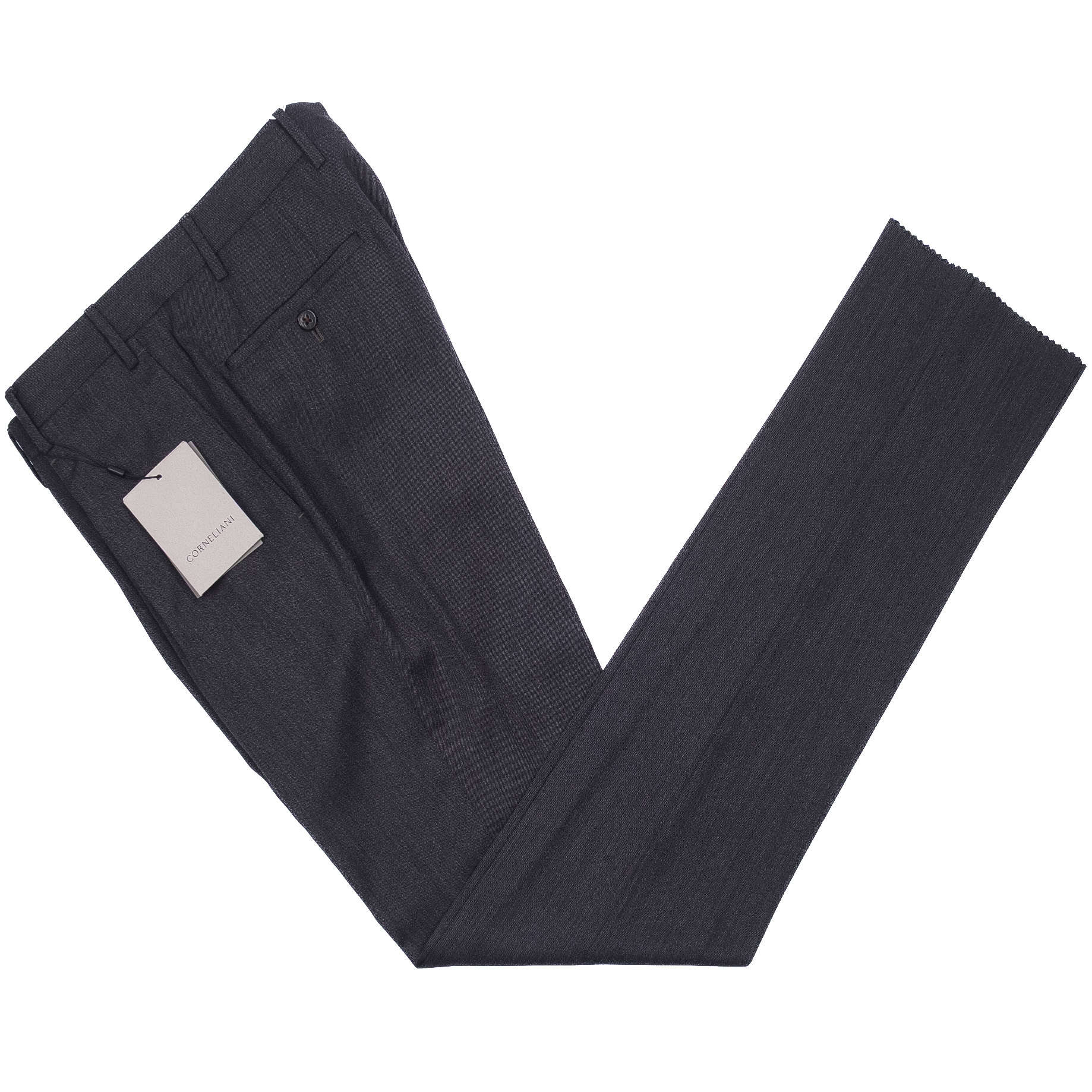 Grey Wool Dress Trouser