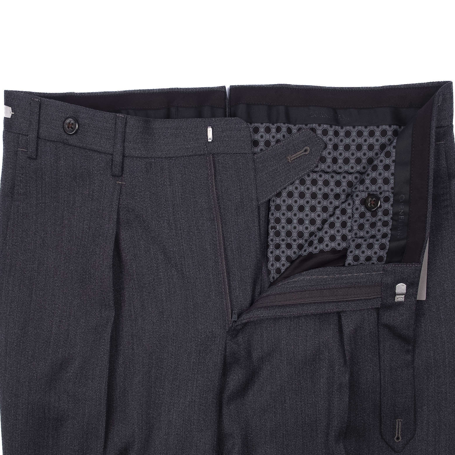 Grey Wool Dress Trouser