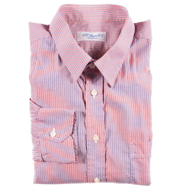 A.W. Bauer Striped Business Shirt