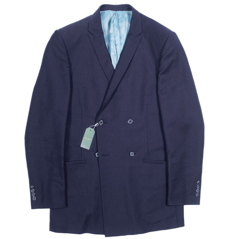 Ozwald Boateng Navy Double Breasted Suit Sz 48