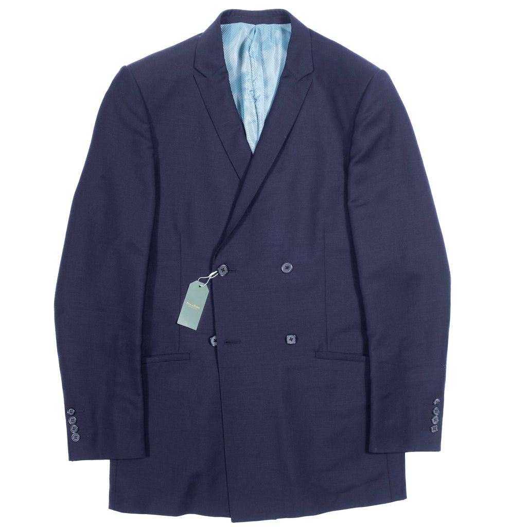 Ozwald Boateng Navy Double Breasted Suit Sz 48