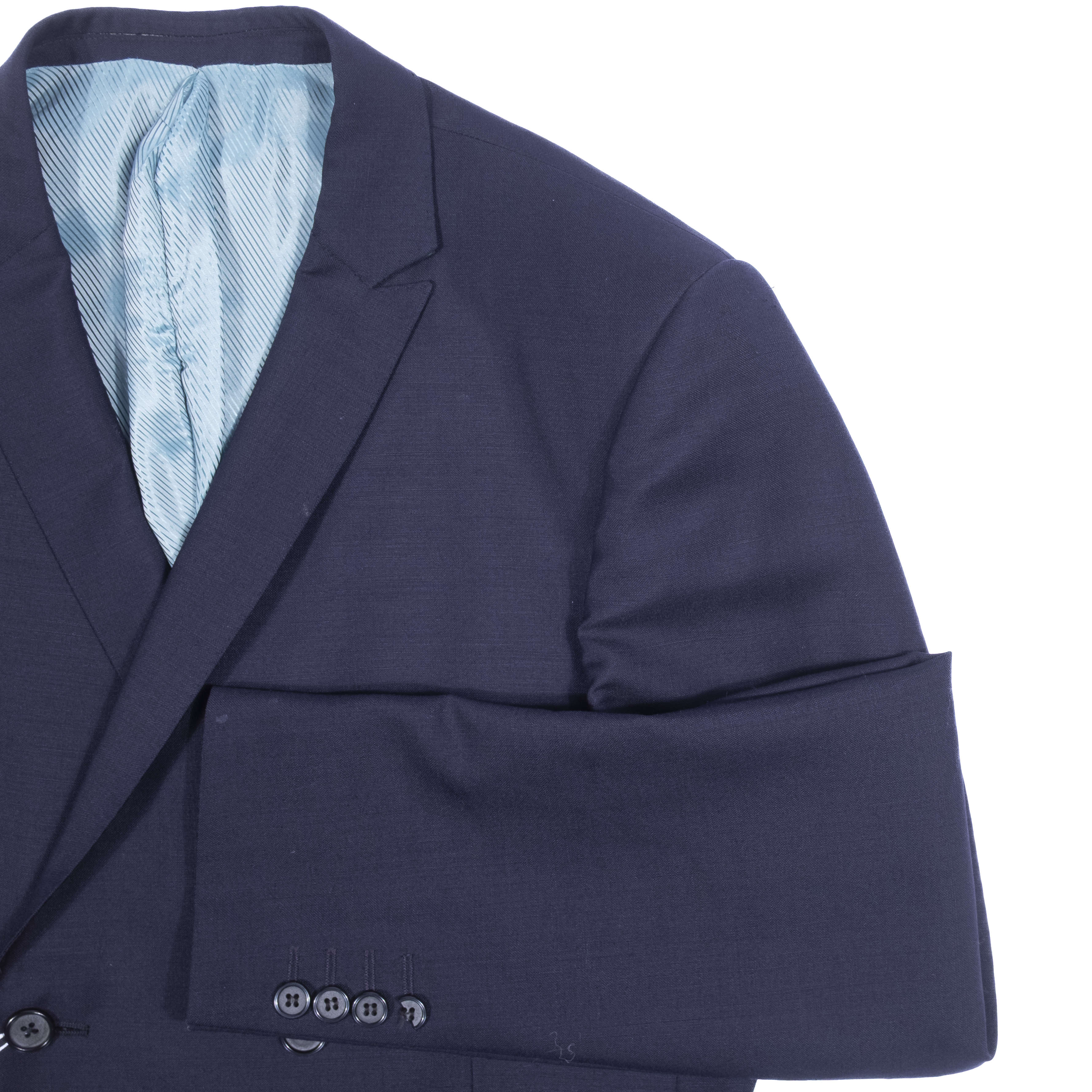 Ozwald Boateng Navy Double Breasted Suit Sz 48