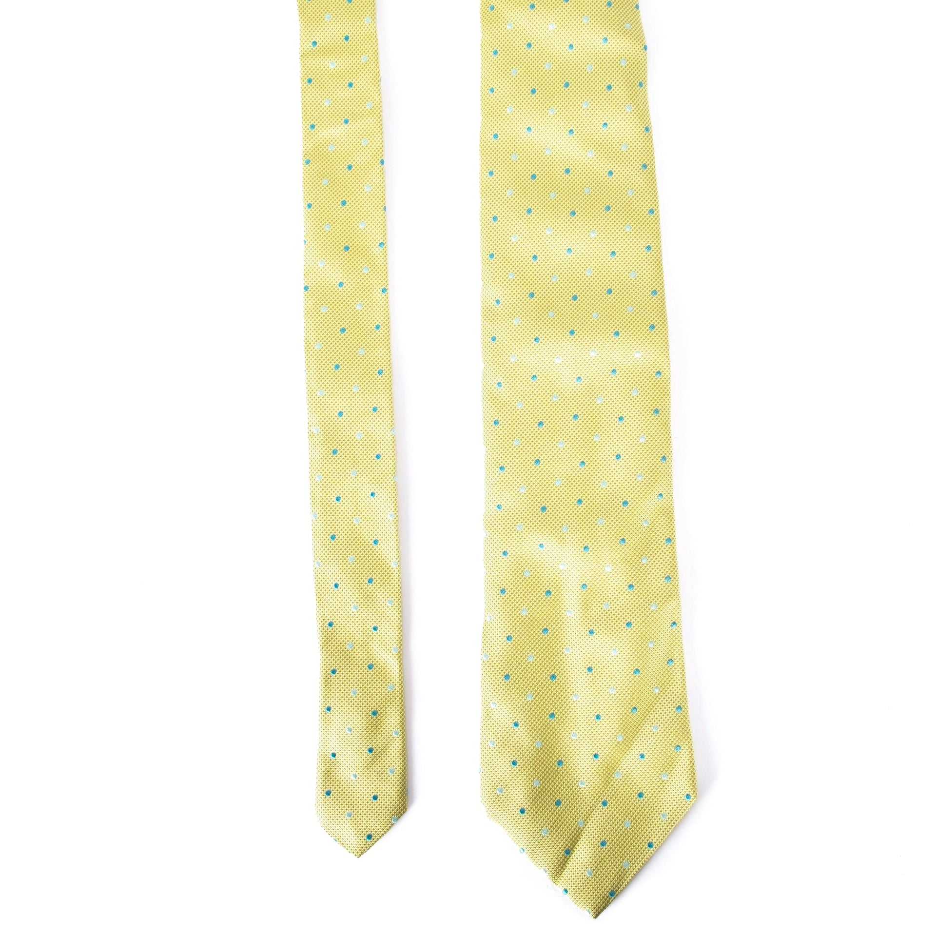 Green Dotted Tie