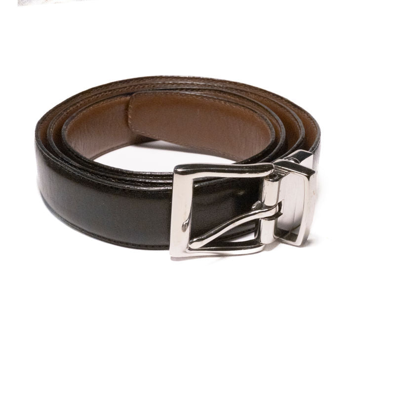 Black Leather Belt 113 cm