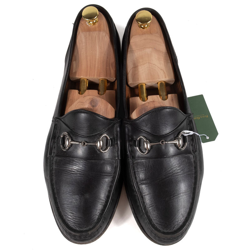 Allen Edmonds Black Bit Loafers
