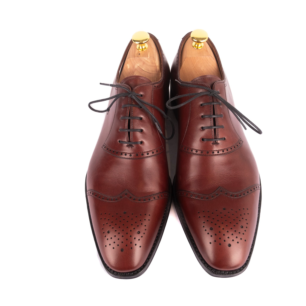 Burgundy Brogue Oxford