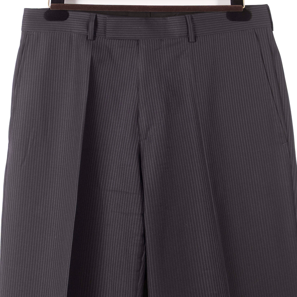 Charcoal Pinstriped Business Suit