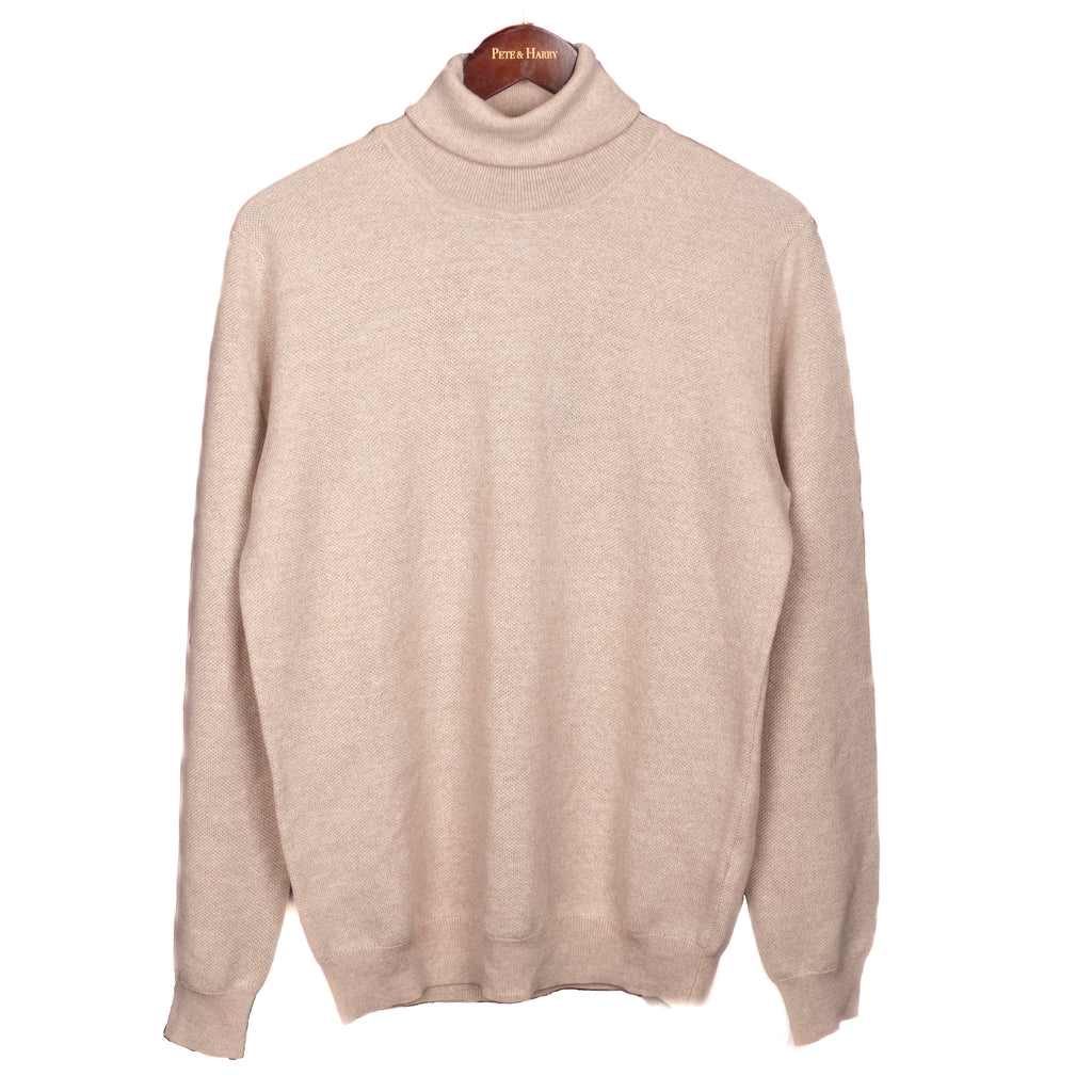 Taupe Turtleneck