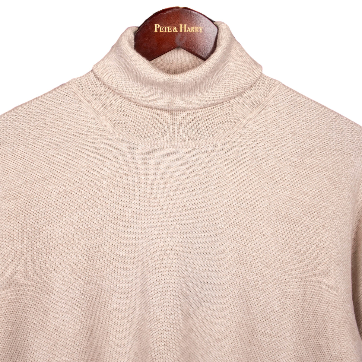 Taupe Turtleneck
