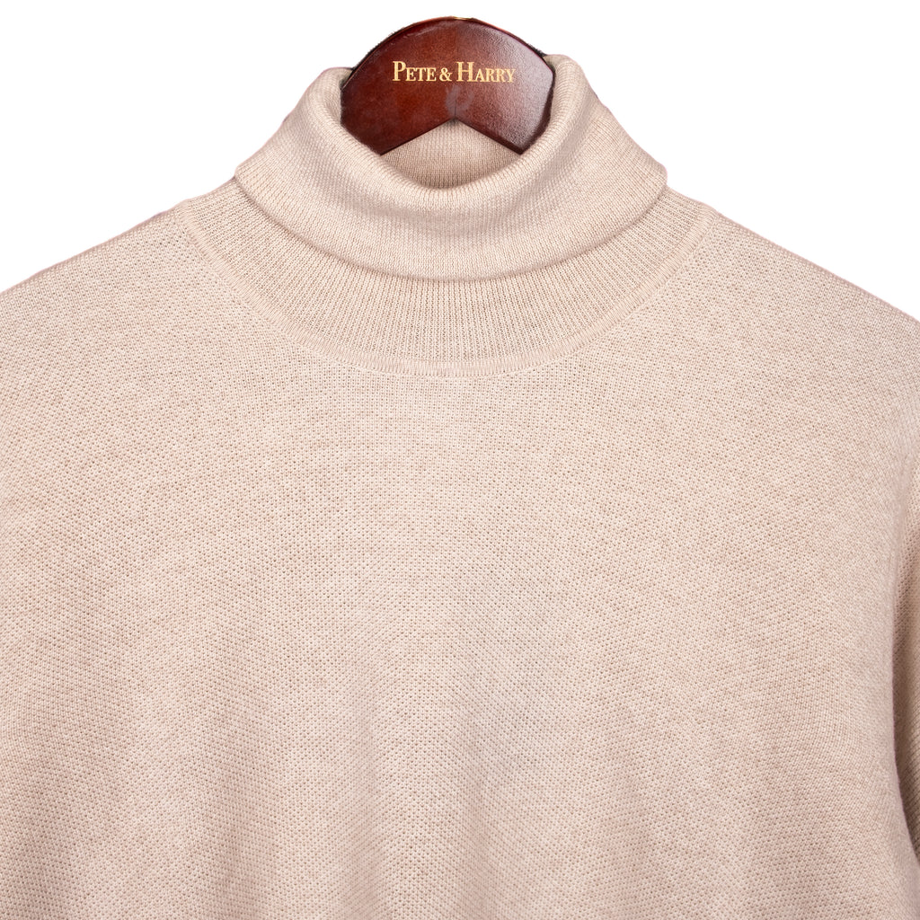 Taupe Turtleneck