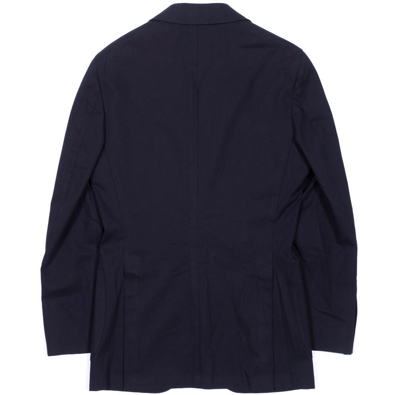 Herse Navy Cotton Suit, 44R