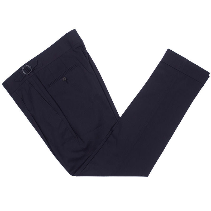 Herse Navy Cotton Suit, 44R