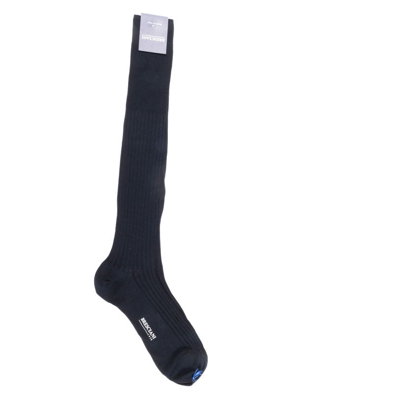 Navy Over The Calf Sock