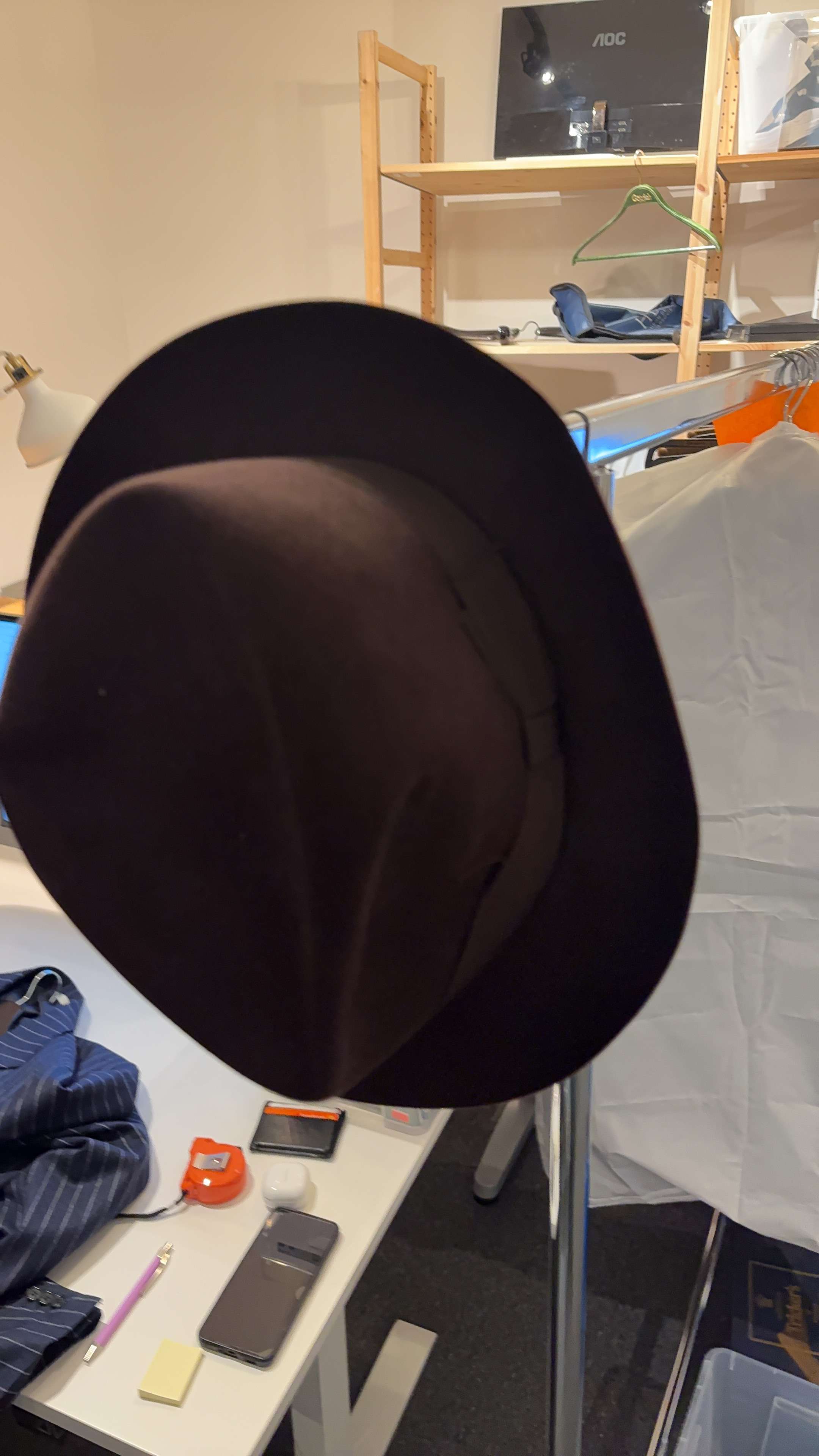 Brown Borsalino Fedora