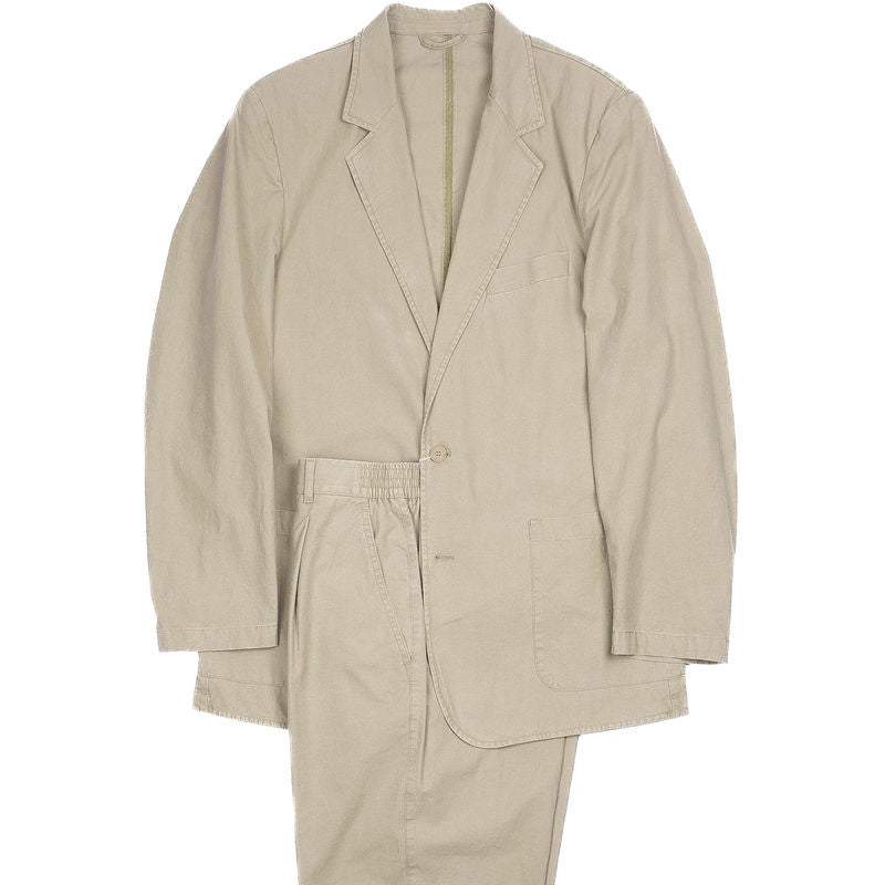 Khaki Cotton Suit