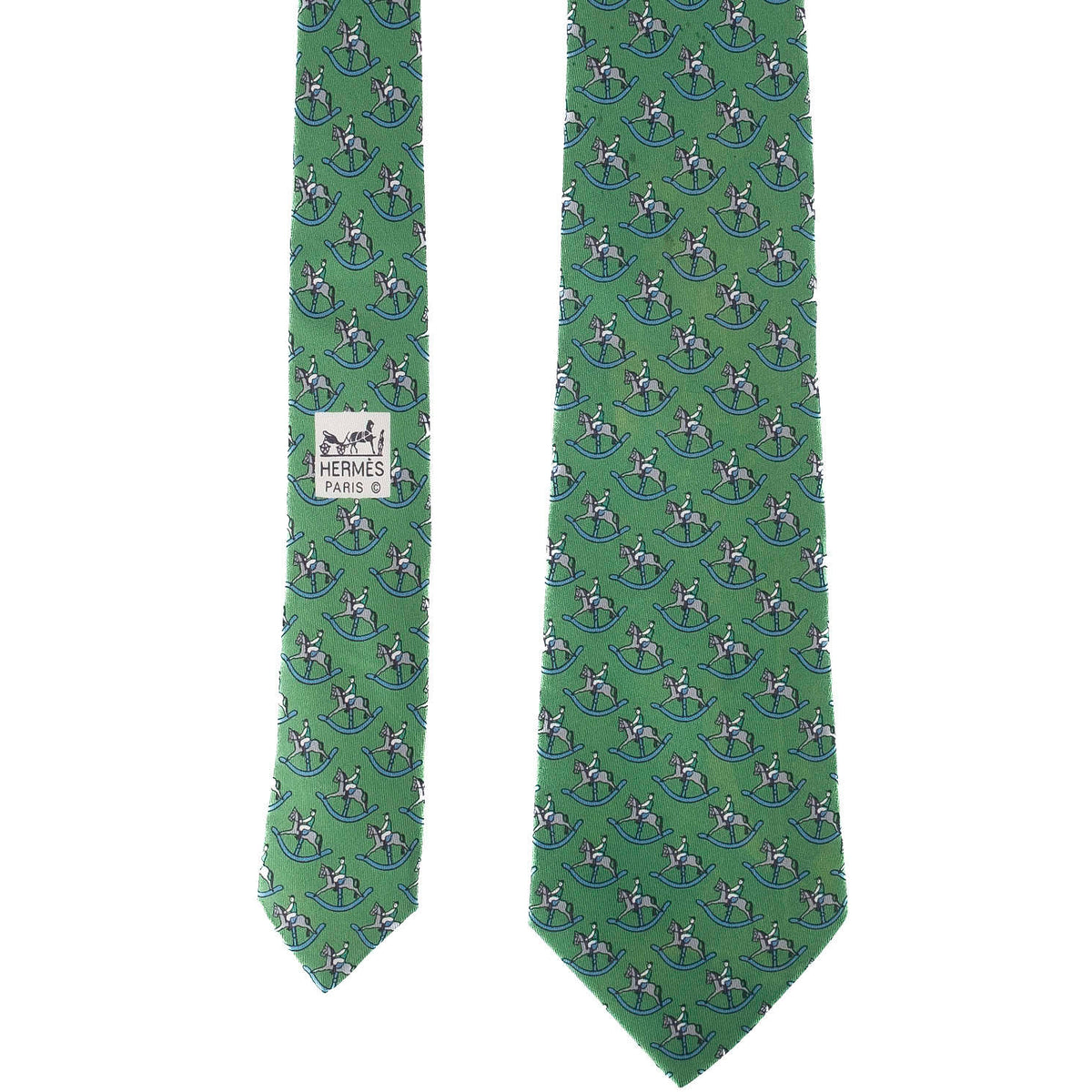 Green Equestrian Tie