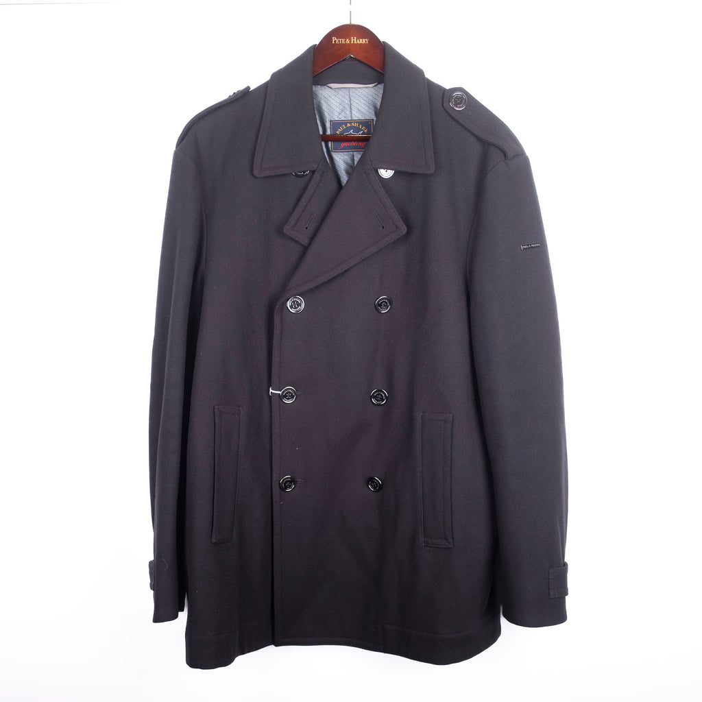 Navy Double Breasted Peacoat
