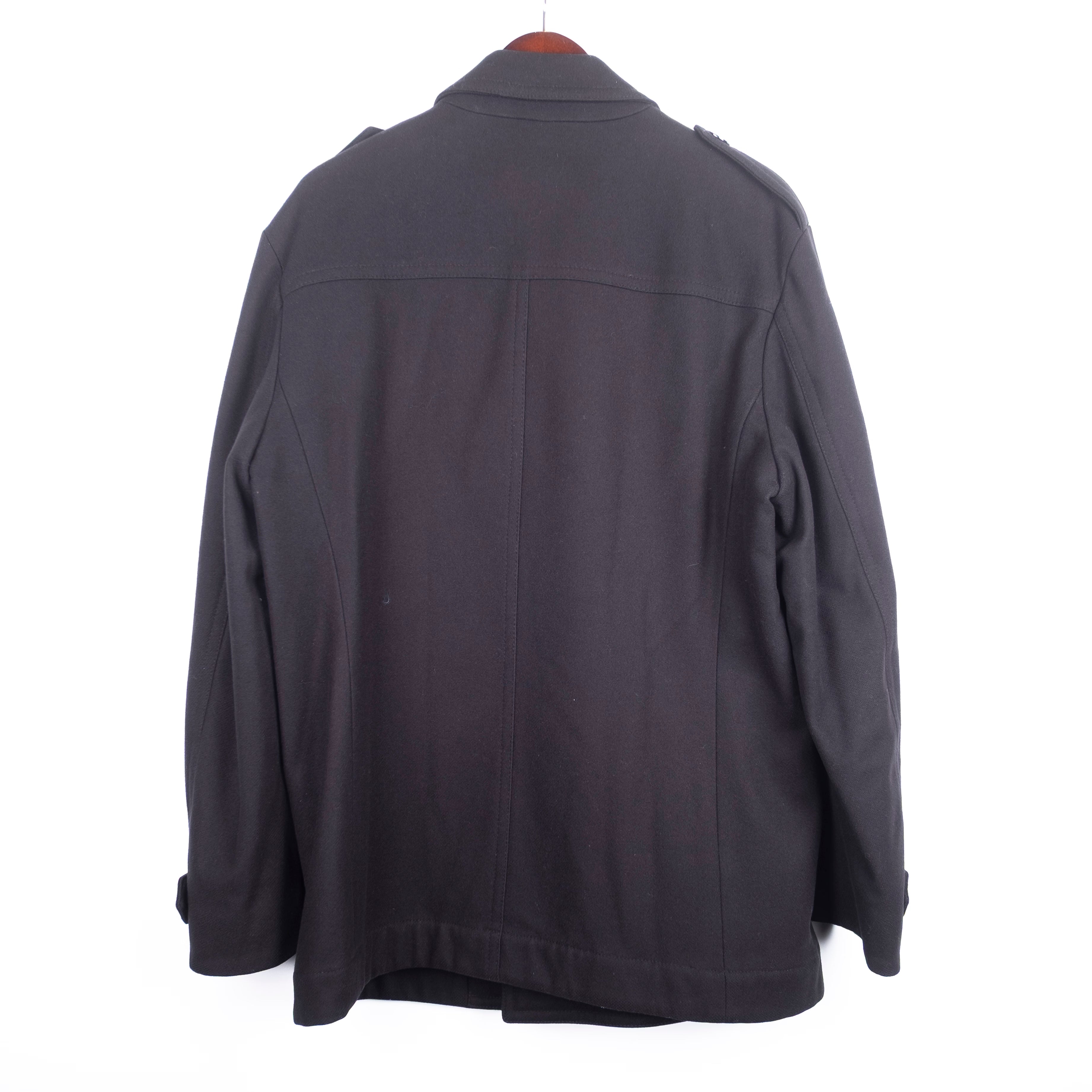 Navy Double Breasted Peacoat