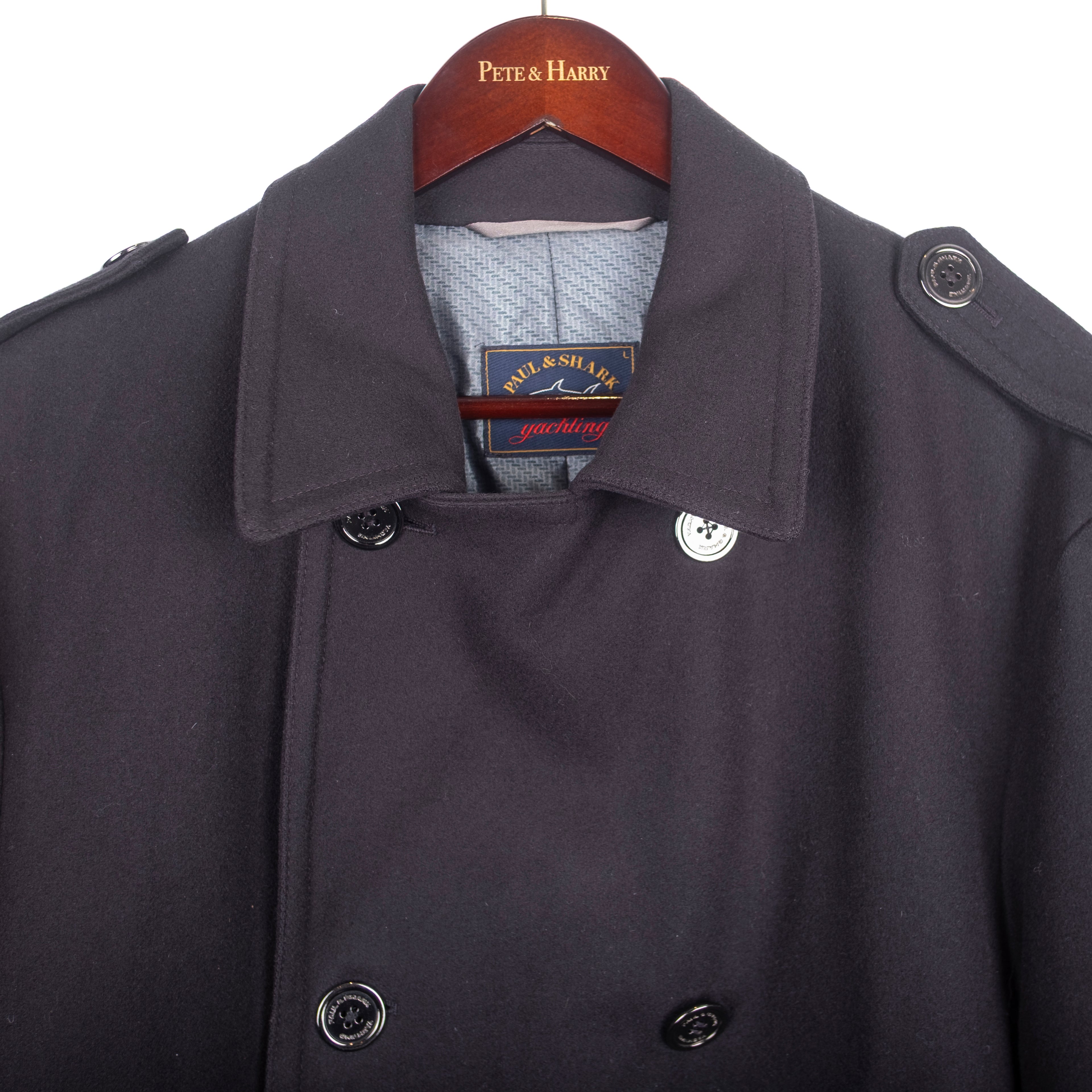Navy Double Breasted Peacoat