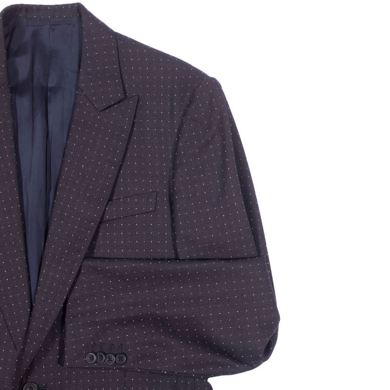 Kilgour Grey Sport Coat with Dots