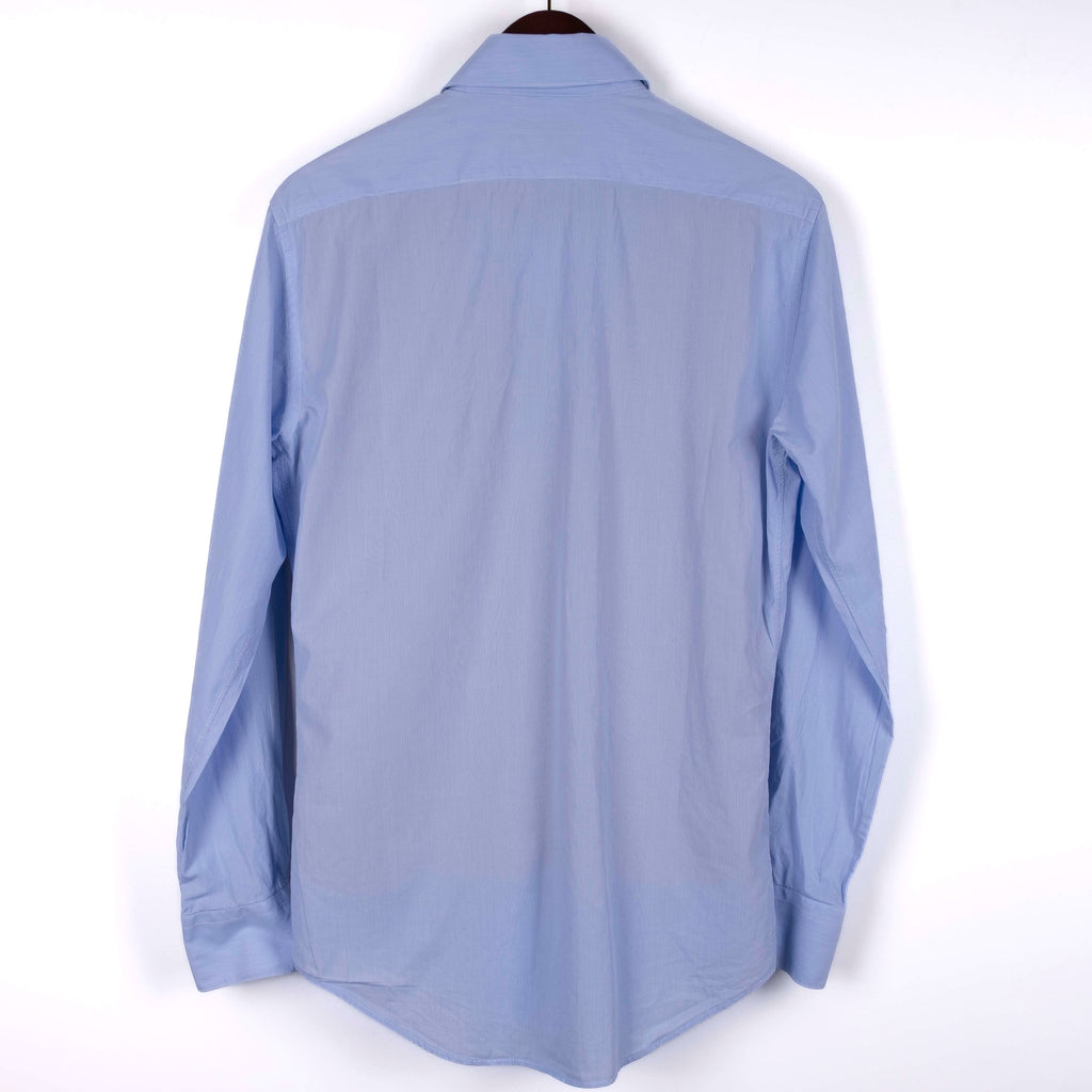 Light Blue Striped Business Shirt