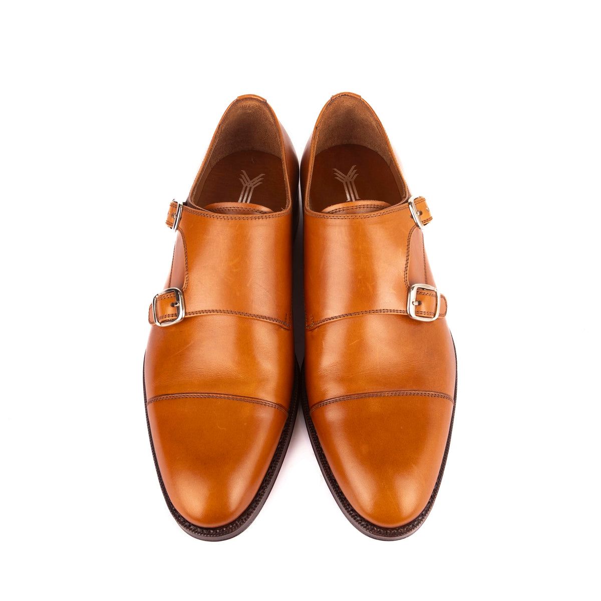Box Calf Cognac Double Monkstrap
