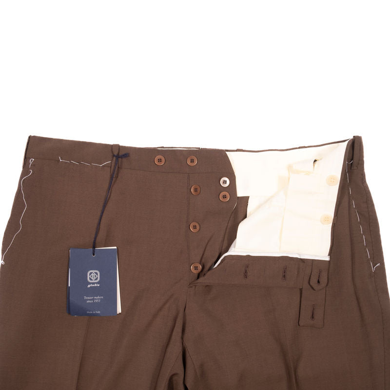 Giab's Brown Wool Trousers Sz 56