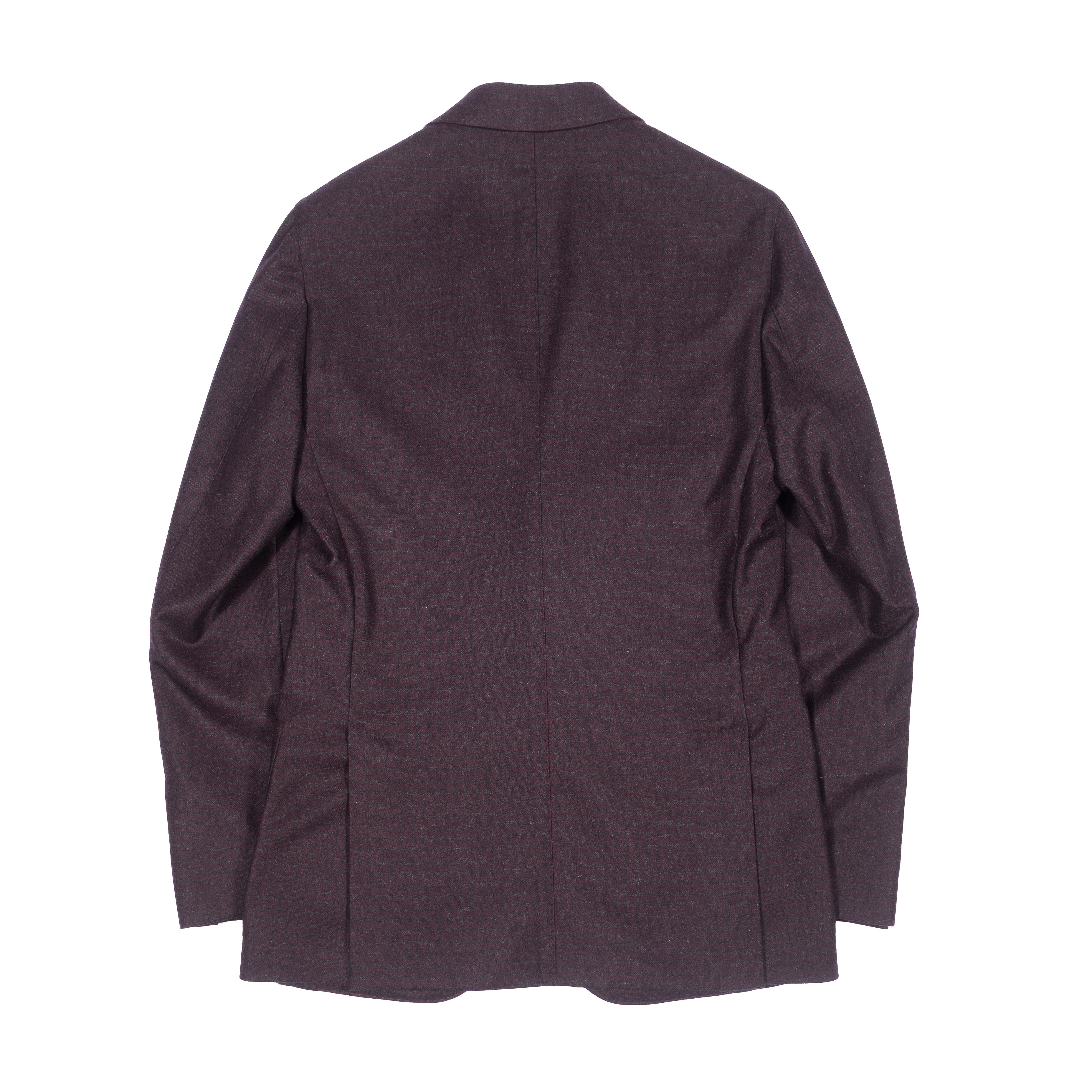 Neapolitan Hand Tailored Brown and Burgundy Check Drapers Flannel Sport Coat Sz 46