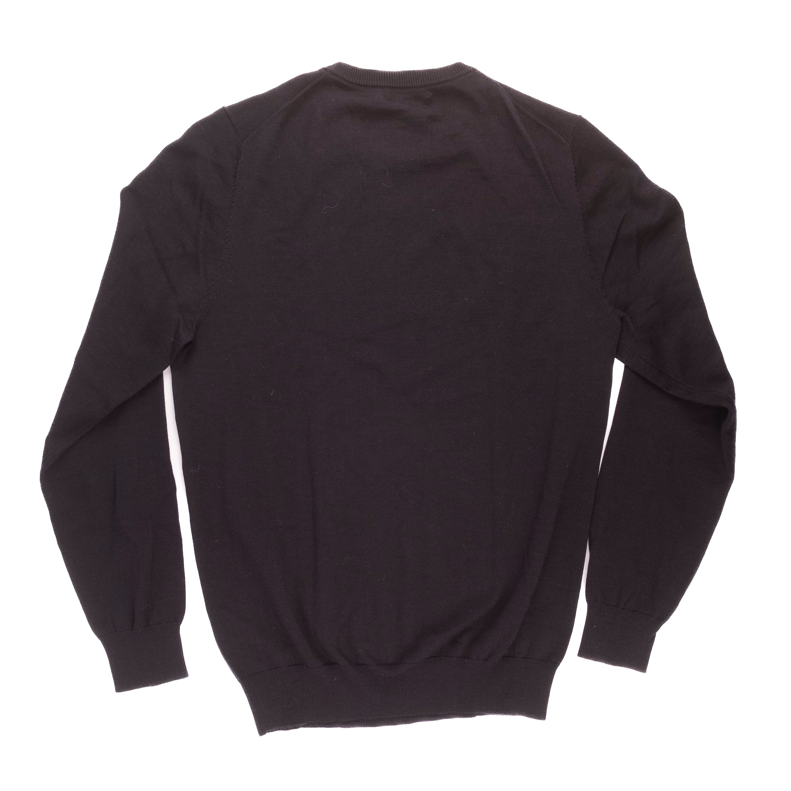 SuitSupply Navy Merino Wool Crewneck