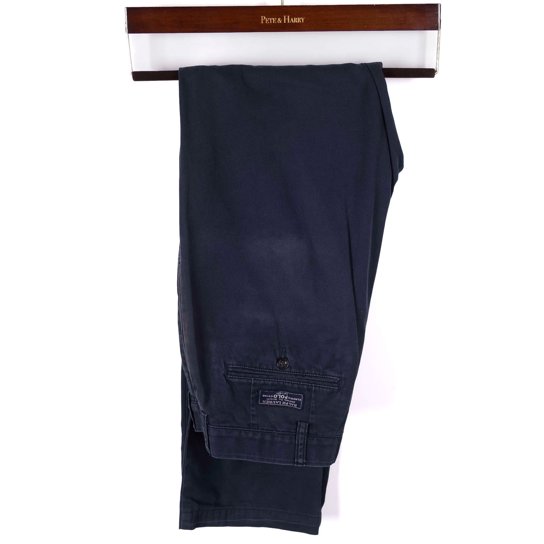 Navy Chino Trousers