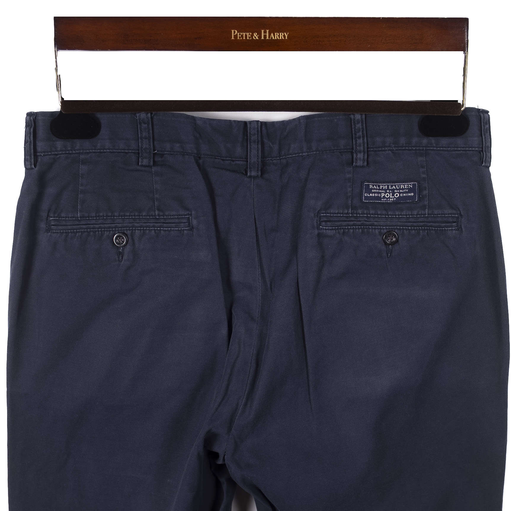 Navy Chino Trousers