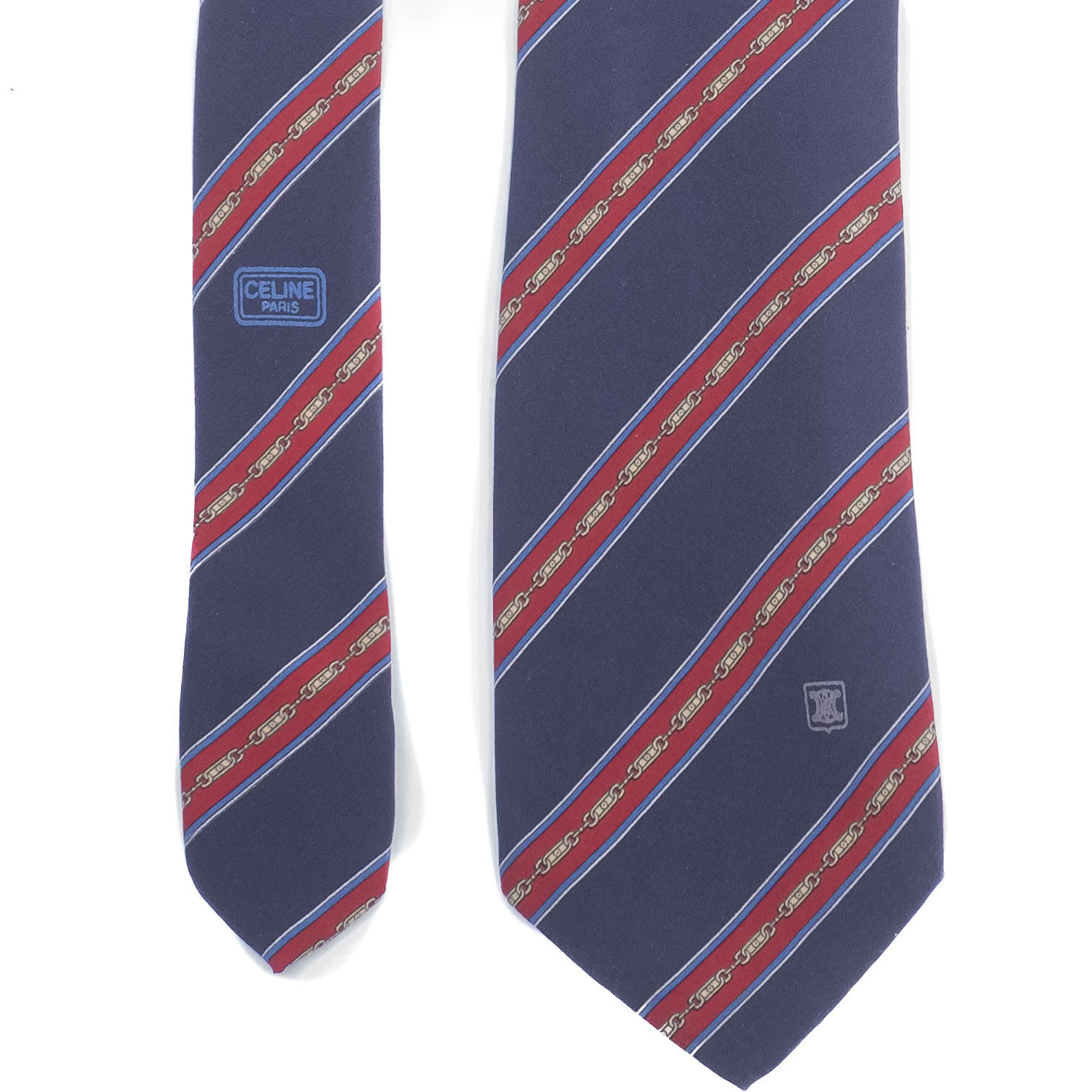 Navy Striped Tie