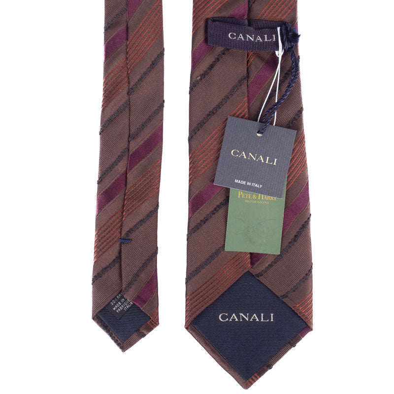 Purple Striped Tie