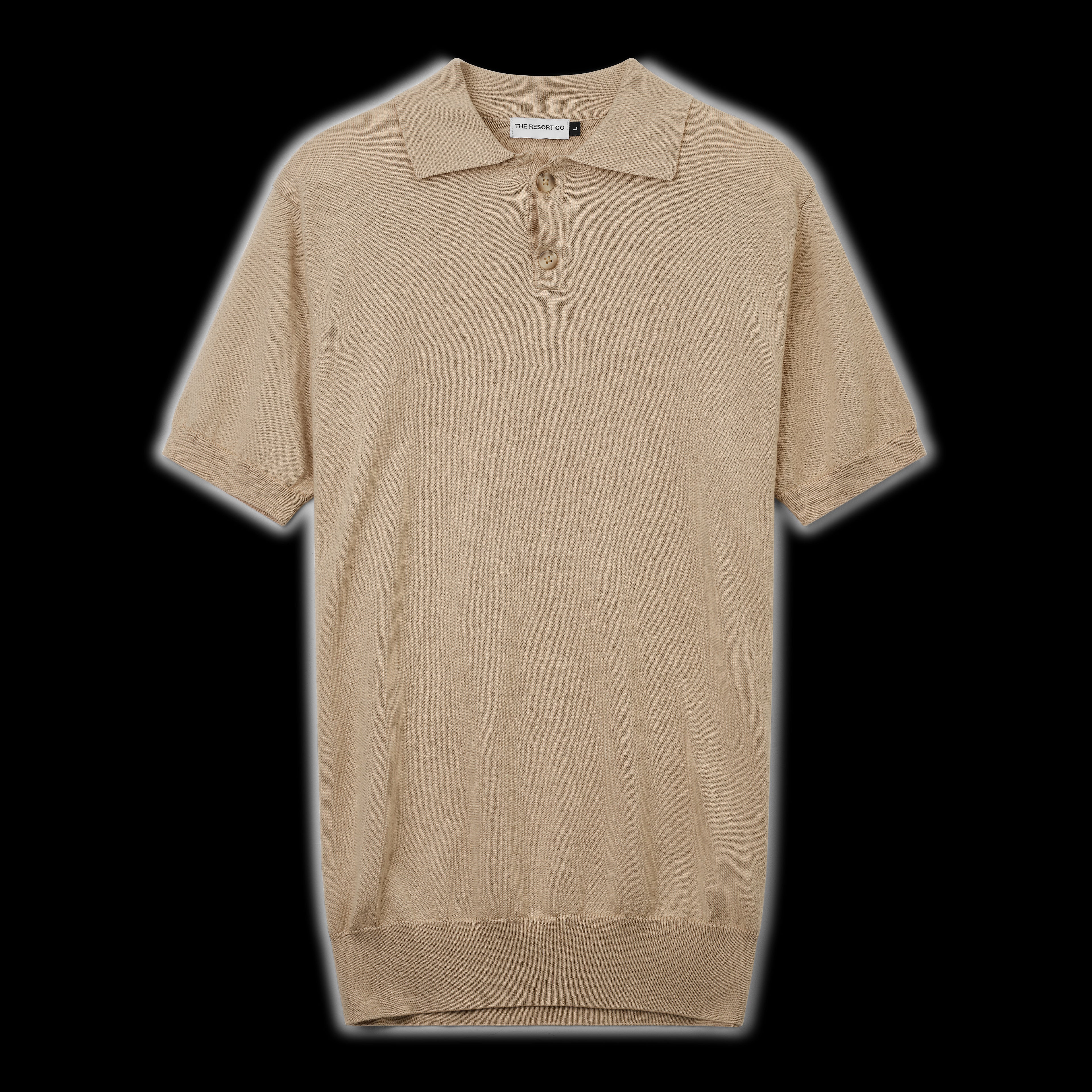 Knitted Polo Shirt Camel - Regular Retail Price 1590 Kr