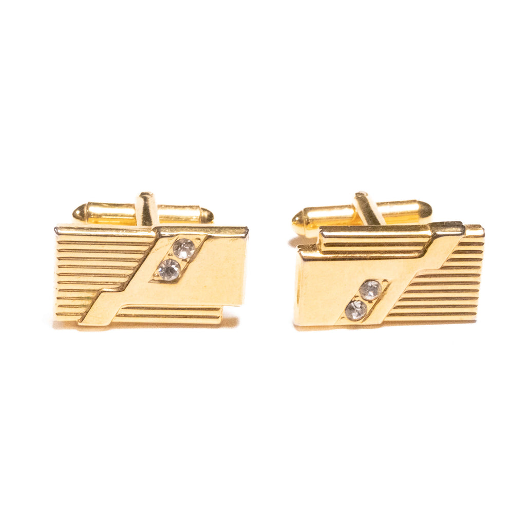 Gold Colored Cufflinks