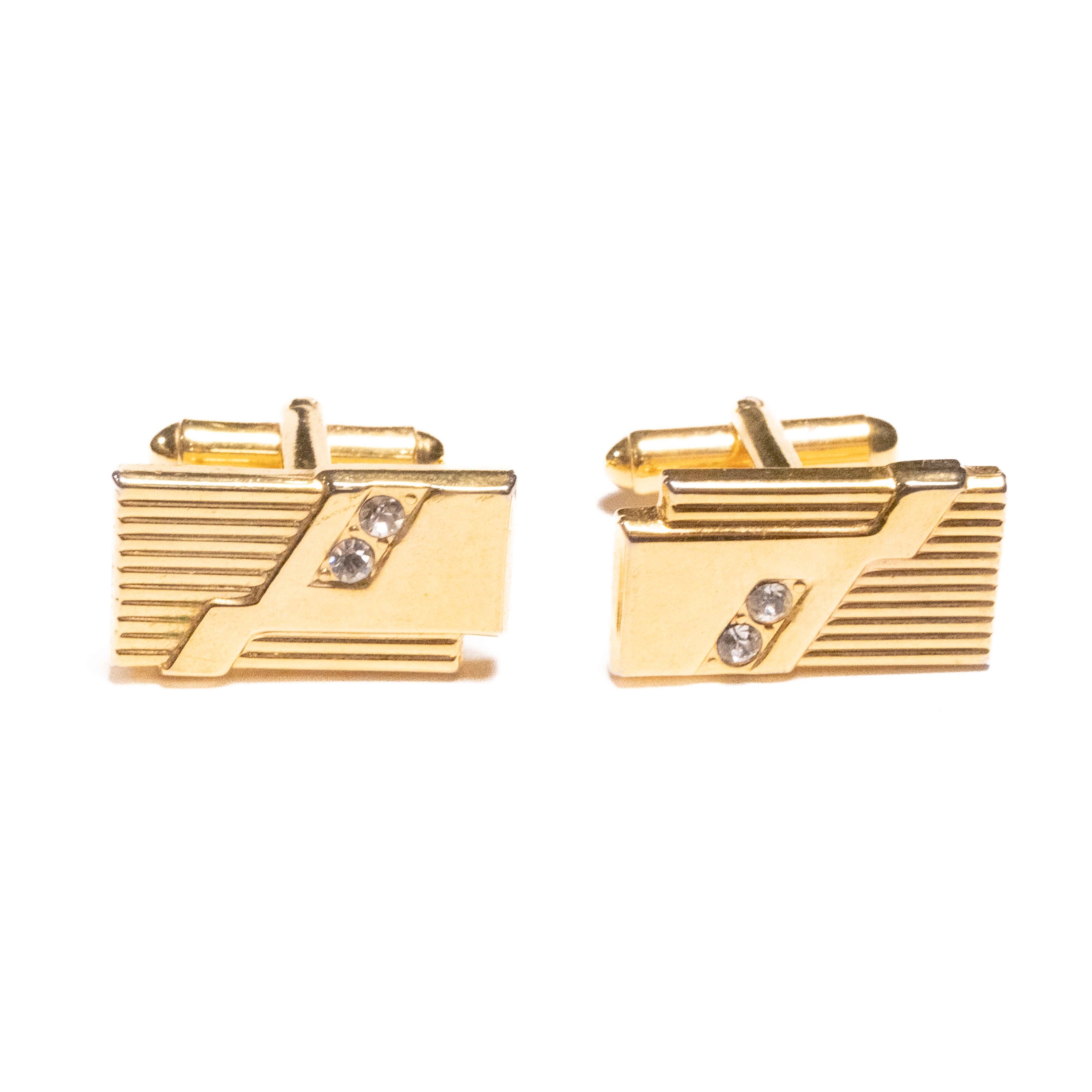 Gold Colored Cufflinks