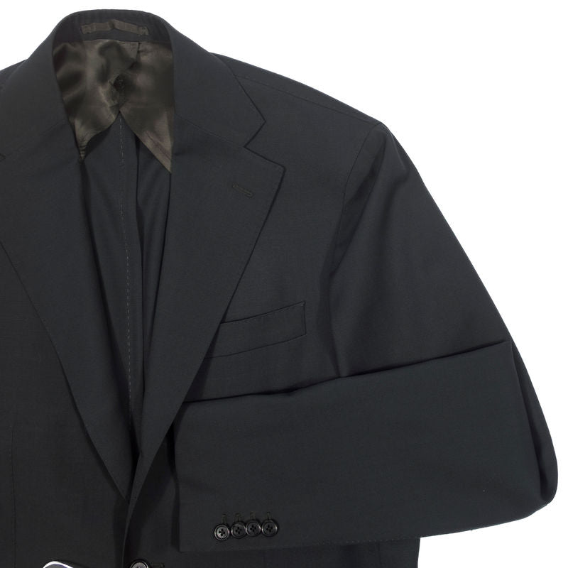 Neapolitan Hand Tailored Green Holland & Sherry Wool Sport Coat, 52