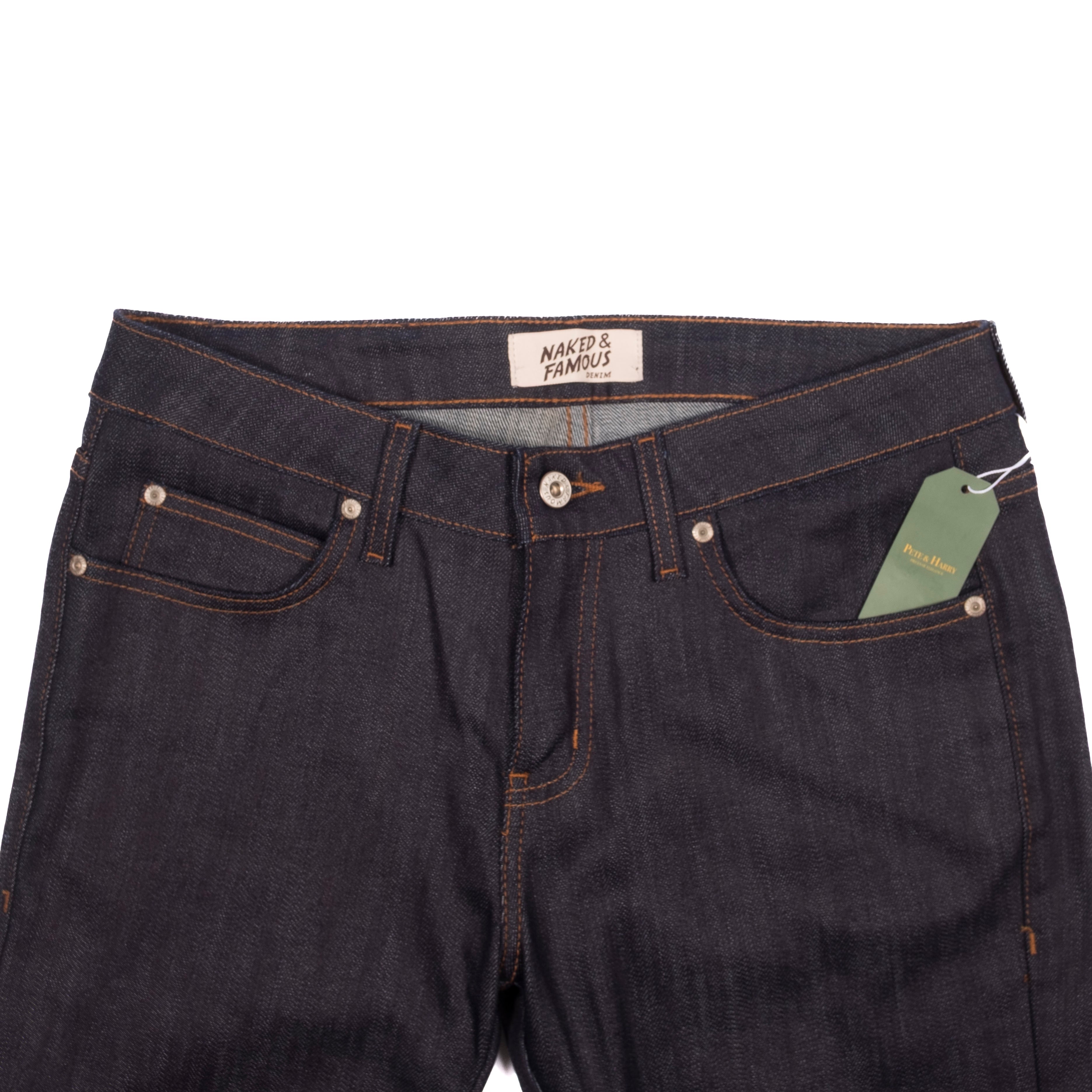 Naked & Famous Dark Blue Jeans Sz 33/35