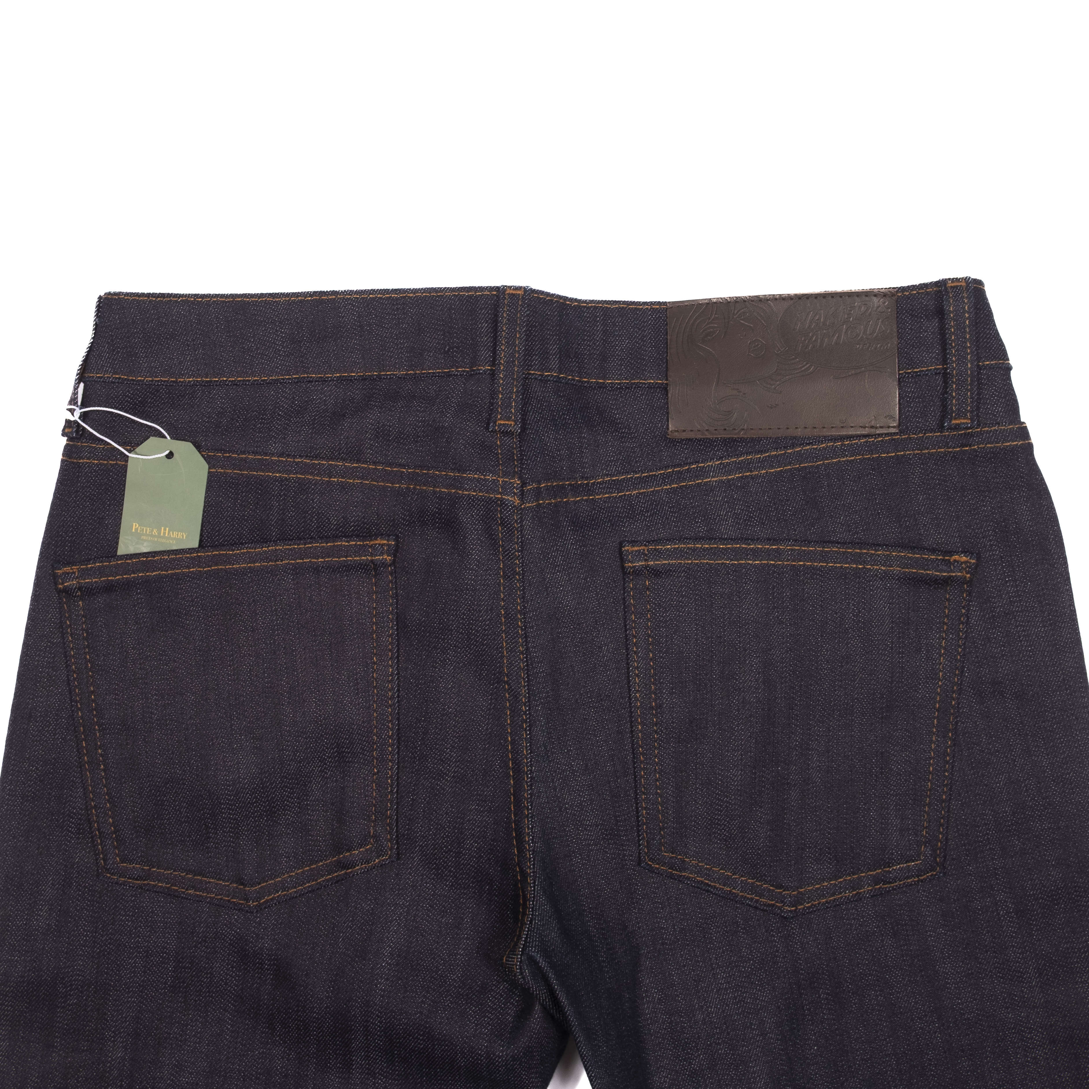 Naked & Famous Dark Blue Jeans Sz 33/35