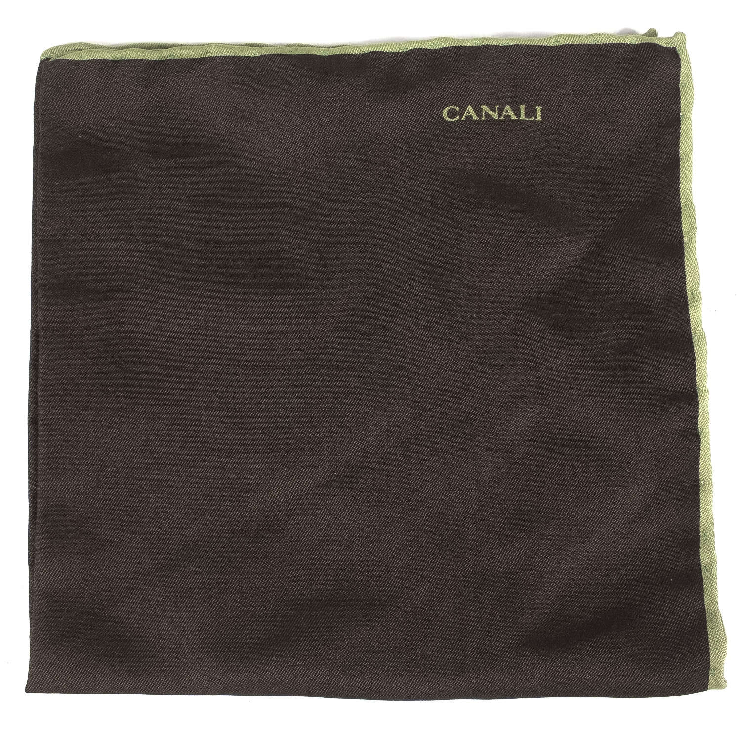 Canali Pocket Square with Hand Rolled Edges